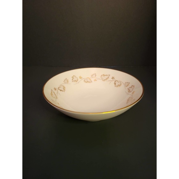 Vintage Noritake Ivory China Goldivy 6" Coupe Cereal Bowl 7531 - Picture 8 of 8